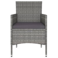 3-delige Tuinset poly rattan grijs 8720286902288 4