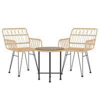 3-delige Tuinset poly rattan 8720845818142 3
