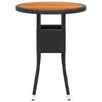 3-delige Tuinset poly rattan zwart 8720286203095 4