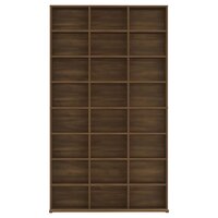 Cd-kast 102x23x177,5 cm bewerkt hout bruin eikenkleur 8720286931578 3