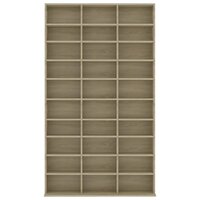 Cd-kast 102x16x177,5 cm bewerkt hout sonoma eikenkleurig 8719883914831 4