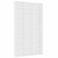 Cd-kast 102x16x177,5 cm bewerkt hout wit 8719883914800 2