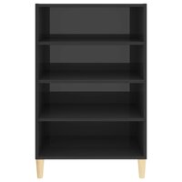 Dressoir 57x35x90 cm bewerkt hout hoogglans grijs 8720286359389 4