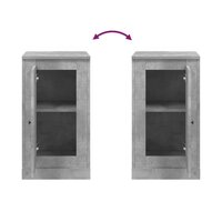 Dressoir 37,5x35,5x67,5 cm bewerkt hout betongrijs 8720845790981 9