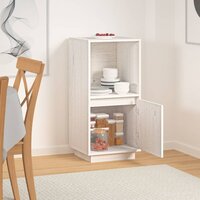 Dressoir 38x35x80 cm massief grenenhout wit 8720286923269 7