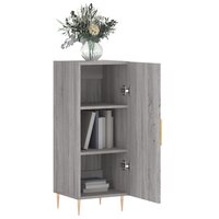 Dressoir 34,5x34x90 cm bewerkt hout grijs sonoma eikenkleurig 8720845867010 4