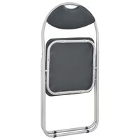 Eetkamerstoelen inklapbaar 2 st kunstleer zwart 8719883678498 5