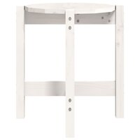 Salontafel &Oslash; 42,5x45 cm massief grenenhout wit 8720287208105 6