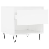 Salontafel 50x46x50 cm bewerkt hout wit 8721012112193 6