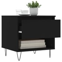 Salontafel 50x46x50 cm bewerkt hout zwart 8721012112216 4