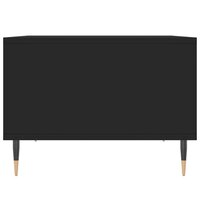 Salontafel 60x50x36,5 cm bewerkt hout zwart 8721012109162 5