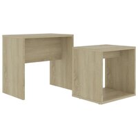 Salontafelset 48x30x45 cm bewerkt hout sonoma eikenkleurig 8720286016824 2