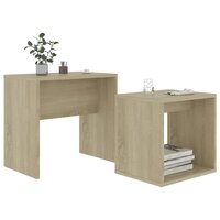 Salontafelset 48x30x45 cm bewerkt hout sonoma eikenkleurig 8720286016824 3