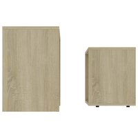 Salontafelset 48x30x45 cm bewerkt hout sonoma eikenkleurig 8720286016824 5