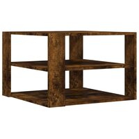 Salontafel 59,5x59,5x40 cm bewerkt hout gerookt eikenkleurig 8720845434908 2