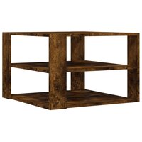 Salontafel 59,5x59,5x40 cm bewerkt hout gerookt eikenkleurig 8720845434908 5