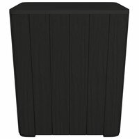 Tuintafel met afneembaar deksel polypropeen zwart 8720845789473 5