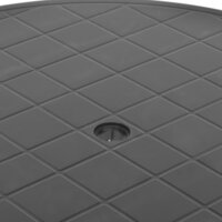 Tuintafel 89 cm kunststof antraciet 8719883859903 5