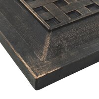 Parasolvoet vierkant 12 kg polyresin bronskleurig 8718475714484 4