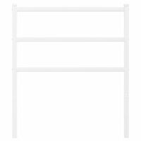 Hoofdbord 75 cm metaal wit 8721012303379 3