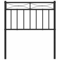 Hoofdbord 75 cm metaal zwart 8721012210264 3