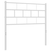 Hoofdbord 100 cm metaal wit 8721012189386 2