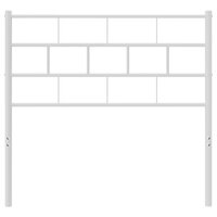 Hoofdbord 100 cm metaal wit 8721012189386 3
