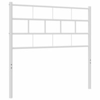 Hoofdbord 107 cm metaal wit 8721012189393 2