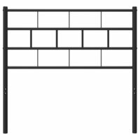 Hoofdbord 107 cm metaal zwart 8721012188907 3