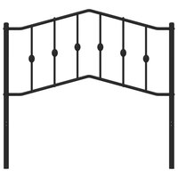 Hoofdbord 100 cm metaal zwart 8721012211278 2