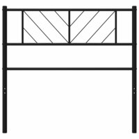 Hoofdbord 107 cm metaal zwart 8721012189881 3