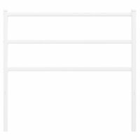 Hoofdbord 100 cm metaal wit 8721012303409 3