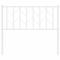 Hoofdbord 100 cm metaal wit 8721012250482 4