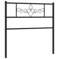 Hoofdbord 107 cm metaal zwart 8721012047549 2