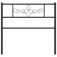 Hoofdbord 107 cm metaal zwart 8721012047549 3