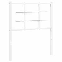 Hoofdbord 75 cm metaal wit 8721012304352 2