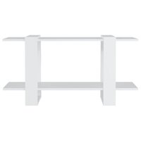 Boekenkast 100x30x51 cm bewerkt hout wit 8720286842669 3