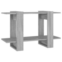 Boekenkast/kamerscherm 80x30x51 cm grijs sonoma eikenkleurig 8720286844137 2