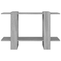 Boekenkast/kamerscherm 80x30x51 cm grijs sonoma eikenkleurig 8720286844137 5