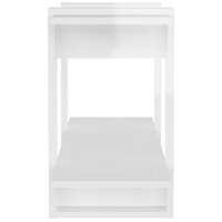 Boekenkast 100x30x51 cm bewerkt hout hoogglans wit 8720286842706 4