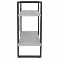 Boekenkast met 2 schappen 80x30x70 cm spaanplaat betongrijs 8720286567418 5