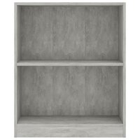 Boekenkast 60x24x76 cm bewerkt hout betongrijs 8719883787633 4