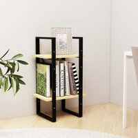 Boekenkast met 2 schappen 40x30x70 cm massief grenenhout 8720286567029 3