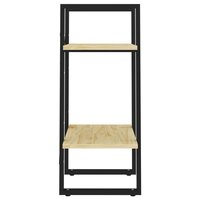 Boekenkast met 2 schappen 40x30x70 cm massief grenenhout 8720286567029 6