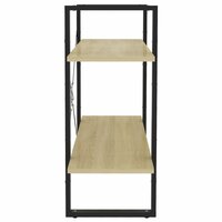 Boekenkast met 2 schappen 80x30x70 cm spaanplaat sonoma eiken 8720286567401 5