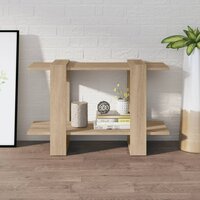 Boekenkast/kamerscherm 80x30x51 cm sonoma eikenkleurig 8720286842881 3