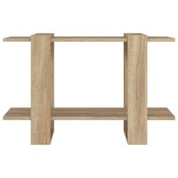 Boekenkast/kamerscherm 80x30x51 cm sonoma eikenkleurig 8720286842881 5