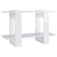 Boekenkast/kamerscherm 80x30x51 cm hoogglans wit 8720286842904 2