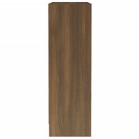Boekenkast 60x24x76 cm bewerkt hout bruin eikenkleur 8720286931516 5