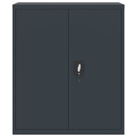 Archiefkast 90x40x105 cm staal antracietkleurig 8720845889616 3